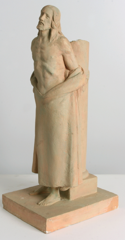 GAMC - Galleria di Arte Moderna - Opera : Cristo alla colonna - autore: Angeloni Alfredo , immagine
