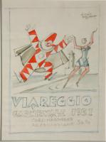 GAMC immagine opera Bonetti locandina, 1933, cm.18x15,5
