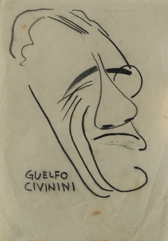 Caricatura di Guelfo Civinini