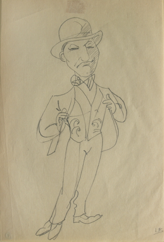 GAMC - Galleria di Arte Moderna - Opera : Caricatura di Depero - autore: Bonetti Uberto , immagine