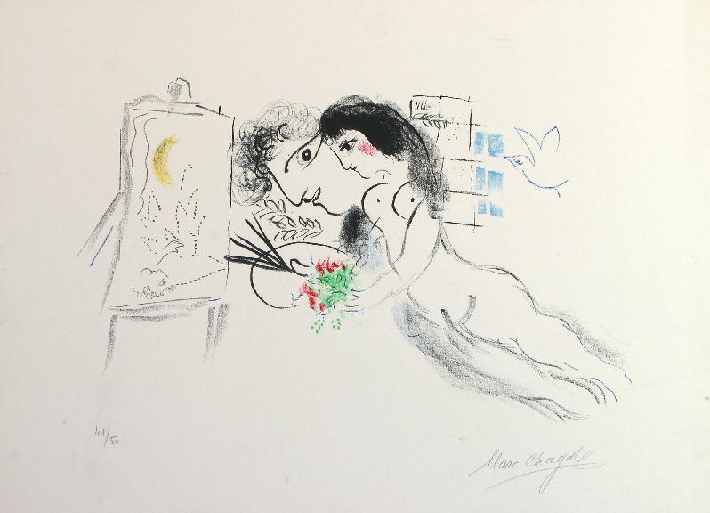 GAMC - Galleria di Arte Moderna - Opera : Reve familiare - autore: Chagall Marc , immagine