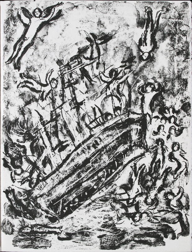 GAMC - Galleria di Arte Moderna - Opera : The Tempest (28/50) - autore: Chagall Marc , immagine