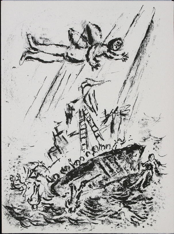 GAMC - Galleria di Arte Moderna - Opera : The Tempest (40/50) - autore: Chagall Marc , immagine