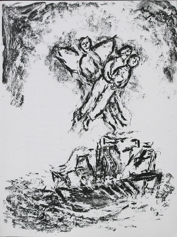 GAMC - Galleria di Arte Moderna - Opera : The Tempest (2/50) - autore: Chagall Marc , immagine