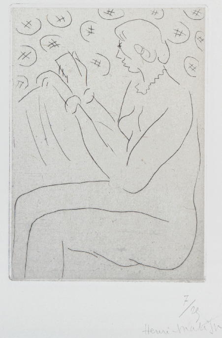 GAMC - Galleria di Arte Moderna - Opera : Figure lisante - autore: Matisse Henri , immagine