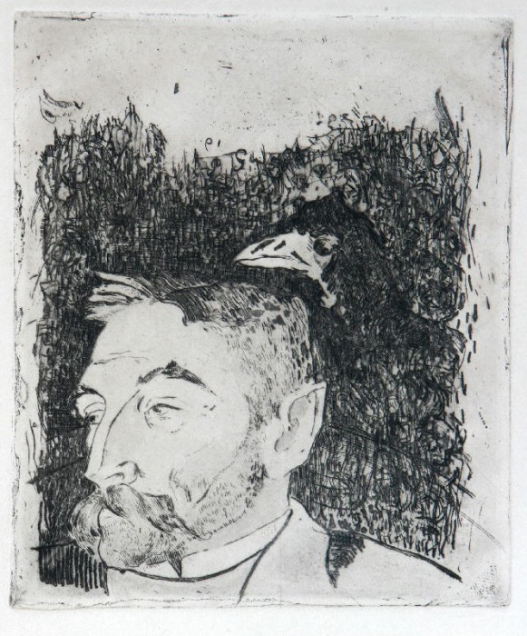 GAMC - Galleria di Arte Moderna - Opera : Portrait di Stéphane Mallarmè - autore: Gauguin Paul , immagine