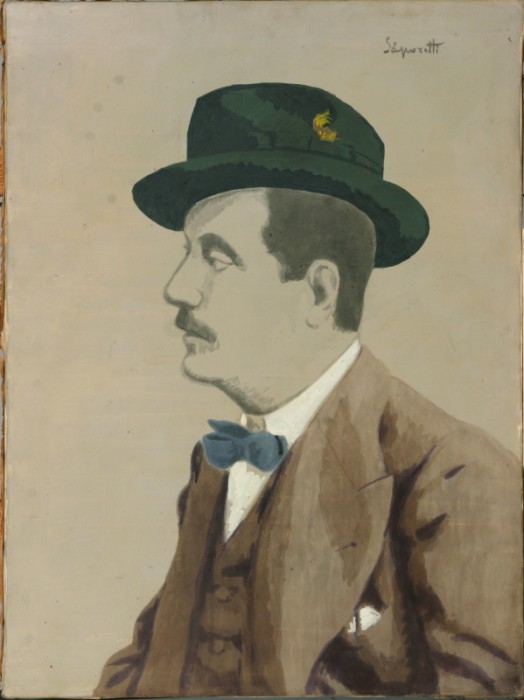 GAMC - Galleria di Arte Moderna - Opera : Puccini di profilo - autore: Saporetti
Adolfo , immagine