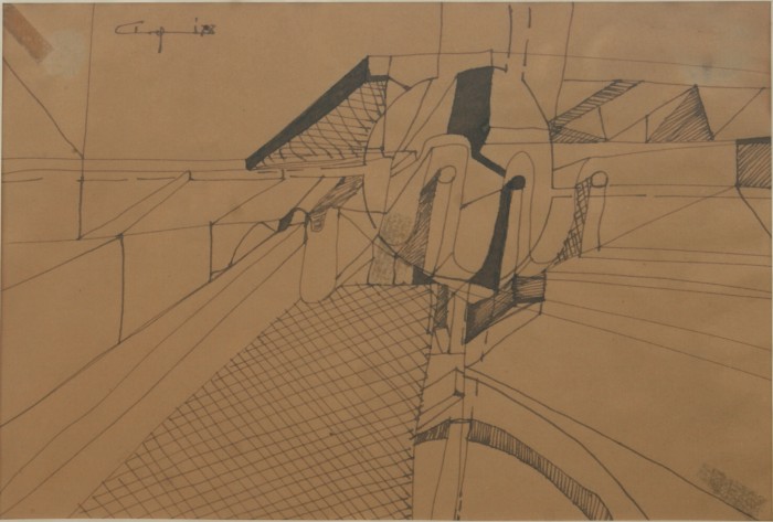 GAMC - Galleria di Arte Moderna - Opera : Disegno geometrico - autore: Cinquini Daniele , immagine