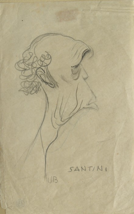 Caricatura di Renato Santini