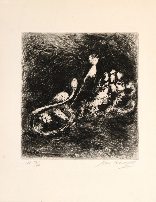 GAMC - Galleria di Arte Moderna - Opera : Le lion se le moucheron - autore: Chagall Marc , immagine