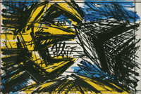 GAMC immagine VINICIO BERTI Firenze 1921-1991 Grande antagonismo costruttivo, 1986 olio su tela, cm.118x176 firmato in basso a destra
