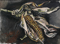 GAMC immagine opera Renato Guttuso, Senza titolo, 1964, olio su tela, cm.59x80