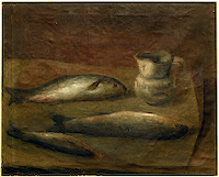 GAMC immagine opera Danilo Di Prete, Natura morta, 1941, olio su tela, cm.48x63