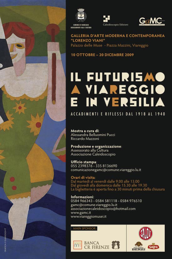 GAMC - Galleria di Arte Moderna - Mostra : IL FUTURISMO A VIAREGGIO E IN VERSILIA, immagine