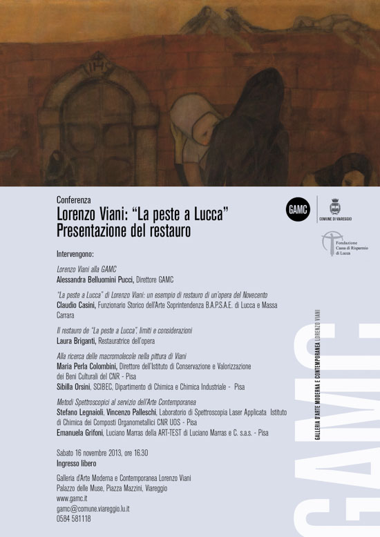GAMC - Galleria di Arte Moderna - Mostra : “La peste a Lucca”. Presentazione del restauro, immagine