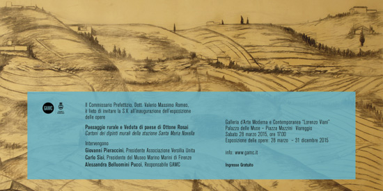 GAMC - Galleria di Arte Moderna - Mostra : Ottone Rosai.Cartoni dei dipinti murali della stazione di Firenze, immagine