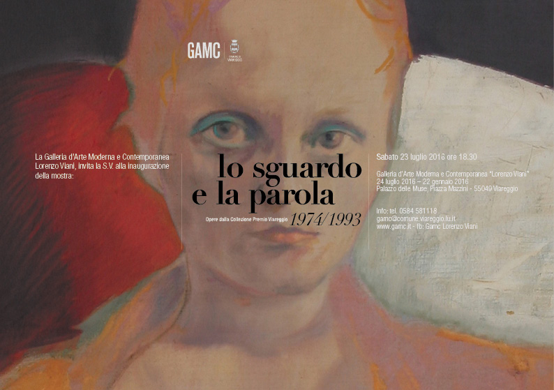 GAMC - Galleria di Arte Moderna - Mostra : Lo sguardo e la parola 1974/1983 Opere Collezione Premio Viareggio, immagine
