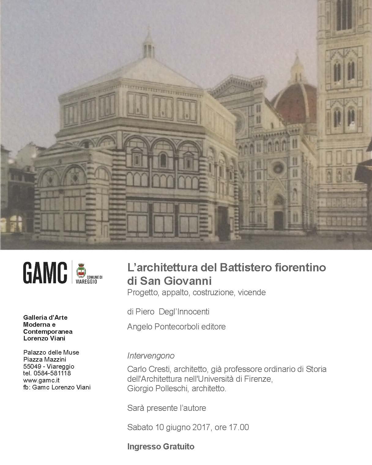 GAMC - Galleria di Arte Moderna - Mostra : Architettura del Battistero fiorentino di San Giovanni, immagine