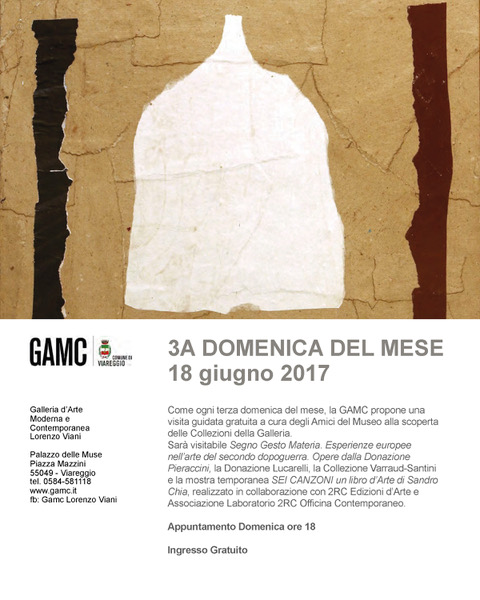 GAMC - Galleria di Arte Moderna - Mostra : Terza domenica del  mese appuntamento alla GAMC, immagine