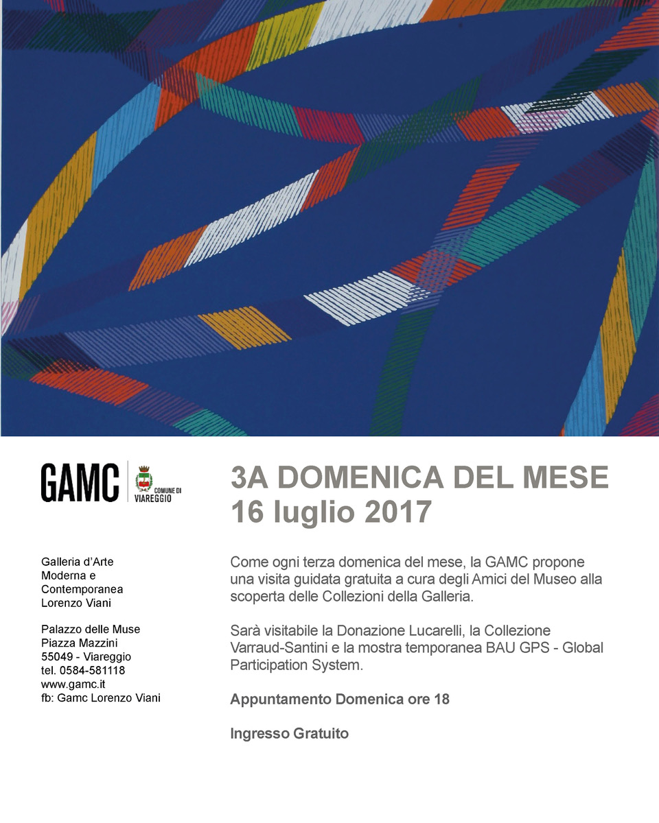 GAMC - Galleria di Arte Moderna - Mostra : III domenica del mese, visita guidata gratuita, immagine