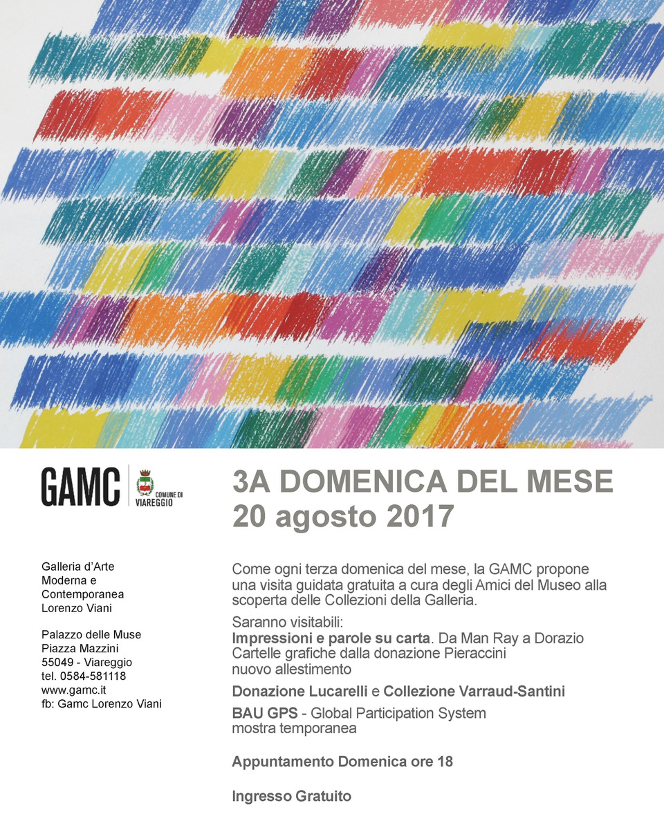 GAMC - Galleria di Arte Moderna - Mostra : III domenica del mese, visita guidata gratuita, immagine