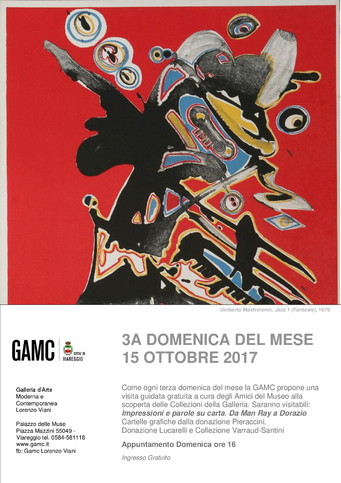 GAMC - Galleria di Arte Moderna - Mostra : III Domenica del mese appuntamento alla GAMC, immagine