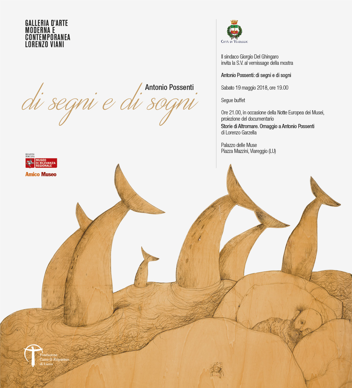 GAMC - Galleria di Arte Moderna - Mostra : Inaugurazione Mostra - Antonio Possenti di segni e di sogni, immagine
