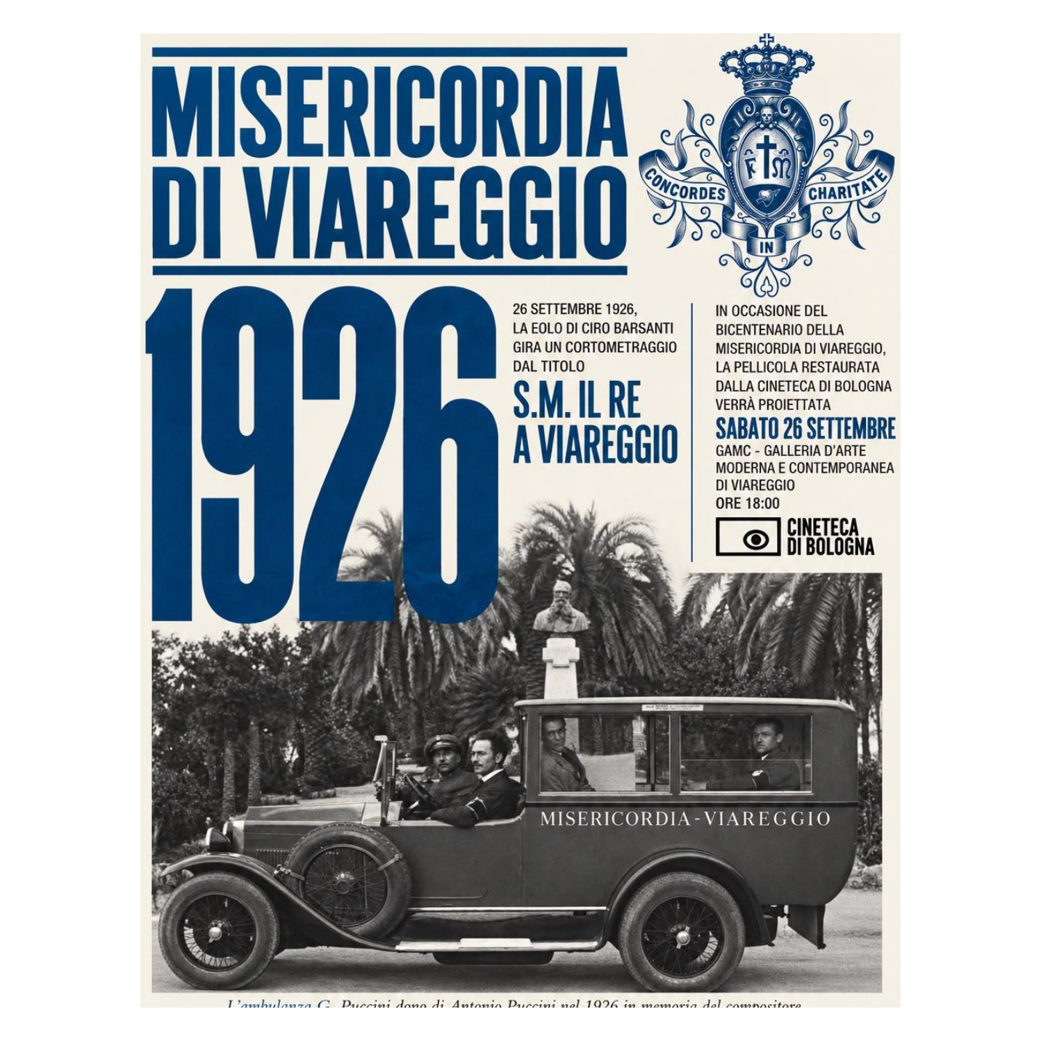 GAMC - Galleria di Arte Moderna - Mostra : 1926 S.M. IL RE A VIAREGGIO, immagine
